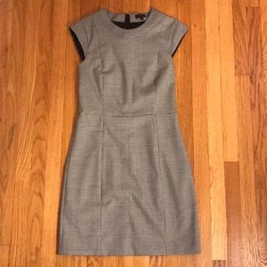 Gray, Fitted Theory Dress, Size 4